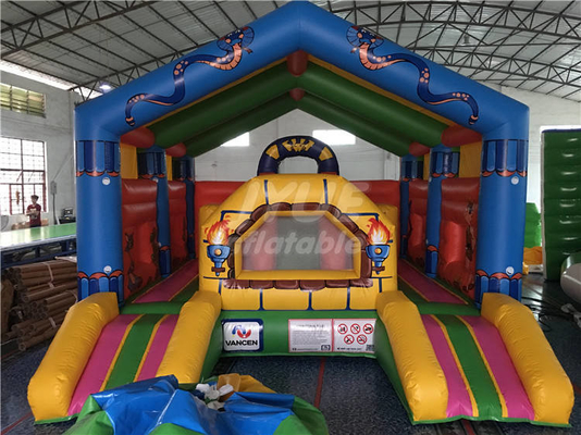 casa animosa de salto del OEM del castillo de la gorila inflable del PVC de 0.55m m para los niños y los adultos