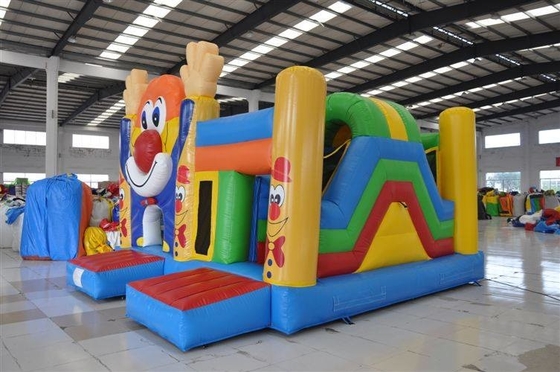 Castillo inflable de la gorila de la diapositiva del castillo de Theme Inflatable Jumping del payaso