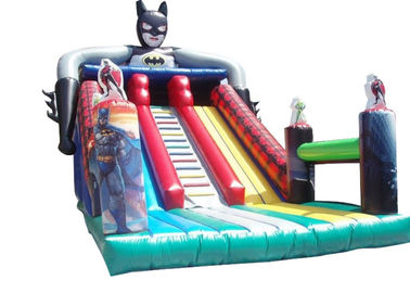 Lona inflable al aire libre seca del PVC del artículo 0,55 de la diapositiva de Batman para Childs
