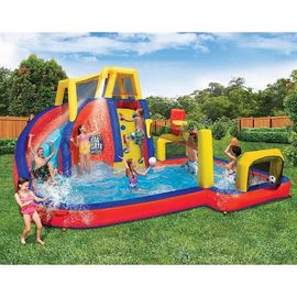 Subida de la prenda impermeable de Waterpark de la diapositiva de los niños y el jugar inflables del deporte