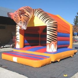 Cabeza animosa inflable del tigre del castillo de Platón de la lona al aire libre del PVC