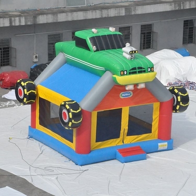 Alquiler de salto del castillo de la gorila de la casa del diseño inflable al aire libre comercial del coche
