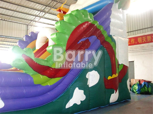Toboganes acuáticos inflables comerciales del arco iris de la lona del PVC para los niños