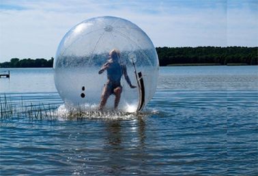 Grandes comerciales explotan la bola que camina del agua inflable atractiva gigante de la burbuja de los juguetes del agua