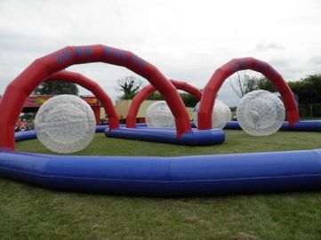 Rampa inflable soldada con autógena de la raza de bola de Zorb de los juguetes inflables al aire libre divertidos