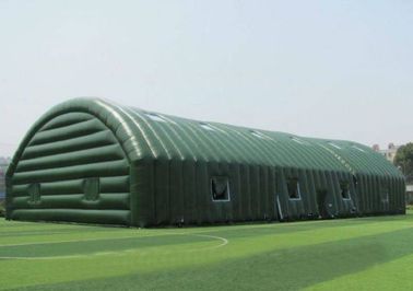 Lona abierta del PVC del deporte del verde de la tienda inflable al aire libre gigante de la prenda impermeable
