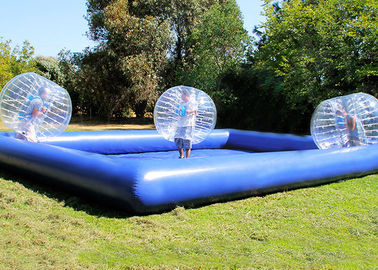 Los juguetes inflables al aire libre de encargo divertidos explotan la arena de parachoques de las bolas del cuerpo con la piscina para la familia