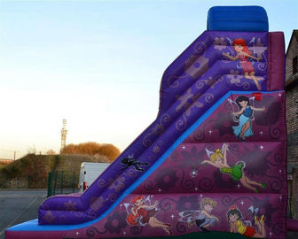 princesa Inflatable Dry Slide, diapositiva animosa gigante púrpura de los 30ft de la diapositiva de Faires