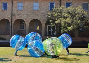 Bola de parachoques inflable humana de la burbuja de los juguetes inflables al aire libre de Tpu/Pvc el 1.5m para el adulto