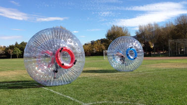 Mini bola inflable de la burbuja del fútbol de la pista de la bola de Zorb de los niños locos