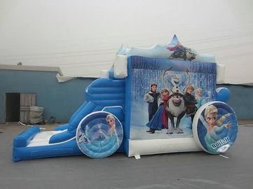 Princesa Inflatable Combo, gorila inflable de Frozon que sorprende del carro azul combinada