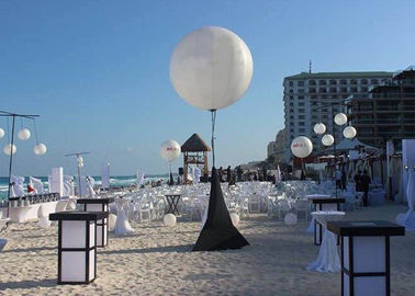 la decoración inflable llevada el 1.5m de la iluminación del globo del soporte, publicidad llevó la luz del globo