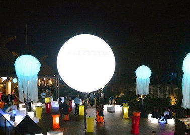 la decoración inflable llevada el 1.5m de la iluminación del globo del soporte, publicidad llevó la luz del globo
