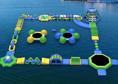 Equipo flotante inflable del parque del agua de la lona impermeable para la actividad del alquiler/del festival