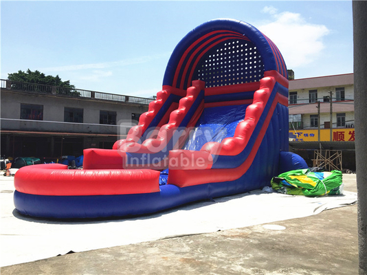 Toboganes acuáticos inflables del PVC de los adultos con la piscina grande