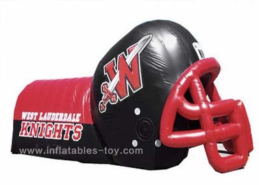 Túnel inflable del casco de fútbol americano de los deportes de los adultos del equipo de fútbol inflable de los juegos