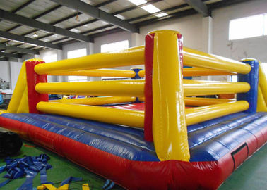 Ring de boxeo inflable del deporte de los niños inflables estupendos de los juegos con el traje para la diversión
