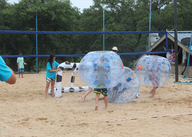 Bola de parachoques inflable del adulto TPU, balón de fútbol inflable al aire libre de la burbuja de los juguetes para los niños