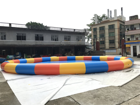 Colores inflables por encargo de la mezcla de la piscina del PVC de 0.9m m