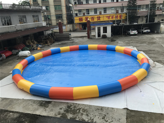 Colores inflables por encargo de la mezcla de la piscina del PVC de 0.9m m