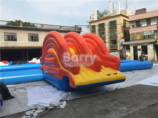 La extra grande embroma la piscina inflable del juego con pequeña altura de la diapositiva los 65cm