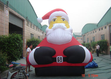 Gigante de moda Santa For Advertising inflable al aire libre de la Navidad de la Navidad gigante