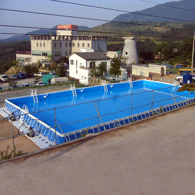 Marco de acero rectangular del proyecto grande sobre la piscina de tierra para la diversión del patio trasero