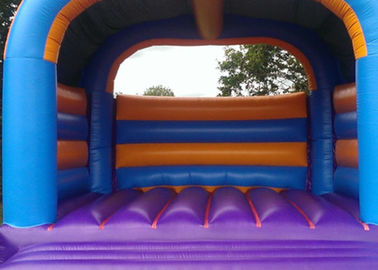 Ciudad Hourse de salto inflable de la diversión del partido de los niños con el material de la lona del PVC