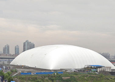 Estructura de edificio blanca del aire de la tienda inflable gigante estupenda durable para jugar del tenis