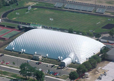 Edificio inflable de la estructura del aire de la forma redonda del circo para la exposición de Temportary