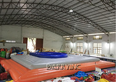 Corte de voleibol inflable de playa de los juegos inflables de los deportes del PVC de la calidad comercial