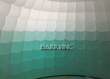 Bóveda blanca verde del aire que hace publicidad de las telas inflables del PVC de las tiendas para el partido/el acontecimiento