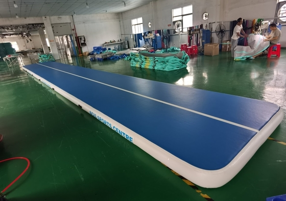 Pista de aire de DWF 1.2m m Plato Inflatable Gymnastics Tumble Mats el 15*2*0.2m
