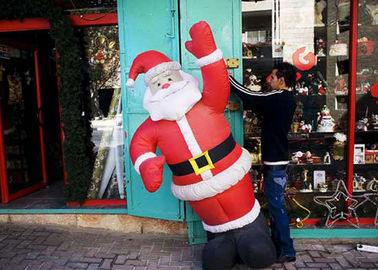 25 pies/modificaron los productos inflables Papá Noel inflable gigante de la publicidad para requisitos particulares para la tienda