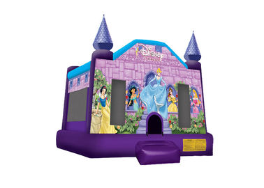 Princesa comercial Themed Inflatable Bounce House con la mano/la impresión de Digitaces