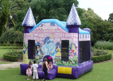 Princesa comercial Themed Inflatable Bounce House con la mano/la impresión de Digitaces