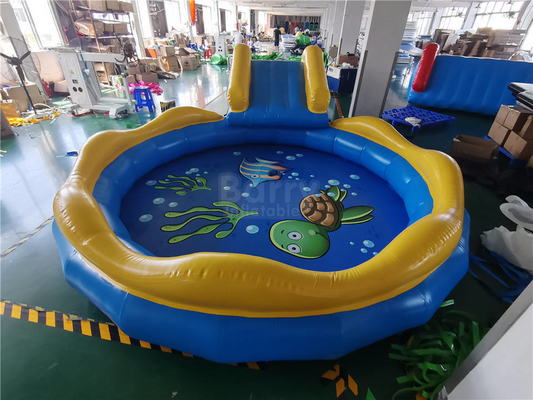 Piscina de agua inflable del Pvc del bebé con la piscina de los deportes acuáticos del tobogán para los niños