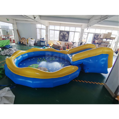 Piscina de agua inflable del Pvc del bebé con la piscina de los deportes acuáticos del tobogán para los niños