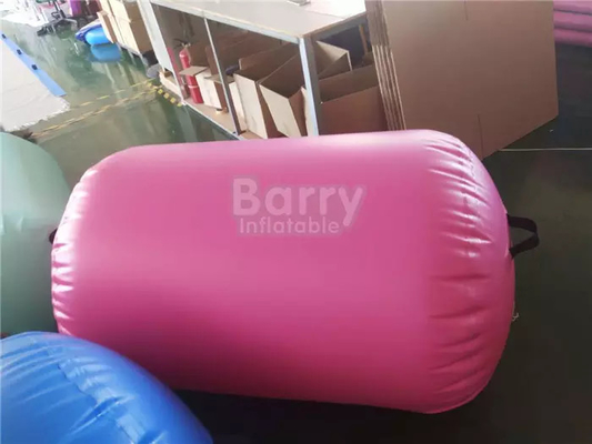 barril inflable del rodillo del aire de los 75cm los 90cm del diámetro fácil mover el color rosado