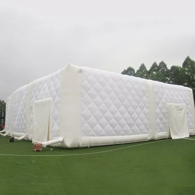 cubo inflable de la tienda del PVC de 0.55m m para el color blanco de los acontecimientos grandes