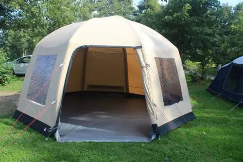 Tienda de campaña impermeable para 8 personas, tienda de lona para acampar al aire libre familiar