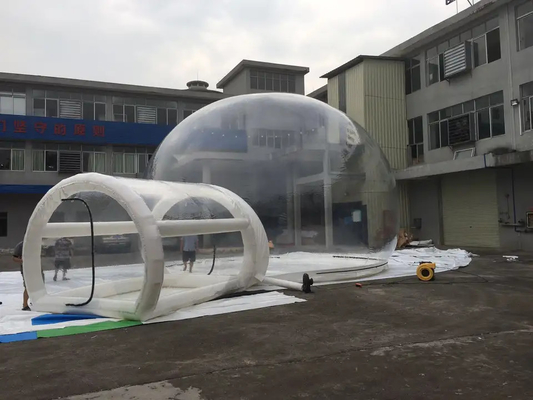 Tienda inflable de la burbuja de aire de la bóveda de la lona del Pvc para el hotel al aire libre