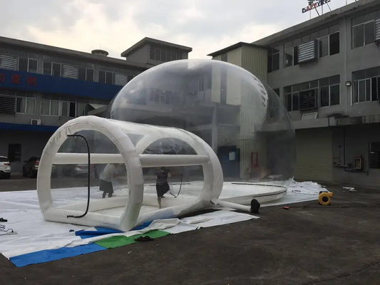Tienda inflable de la burbuja de aire de la bóveda de la lona del Pvc para el hotel al aire libre