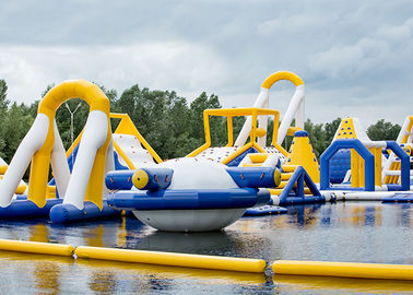 Prenda impermeable inflable gigante del juego del deporte acuático de la carrera de obstáculos del ocio líquido