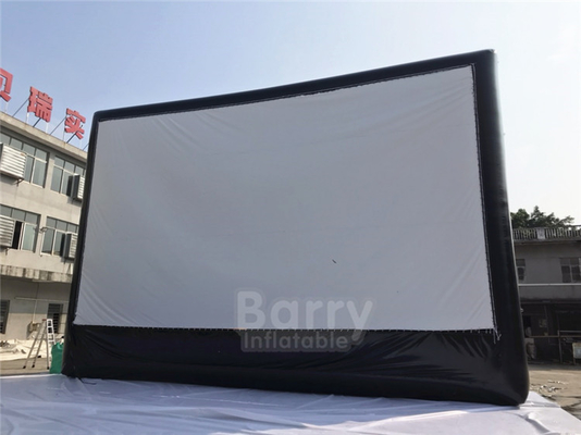 Pantalla de cine inflable comercial con el proyector/los 20 pies al aire libre de pantalla de cine inflable para el acontecimiento