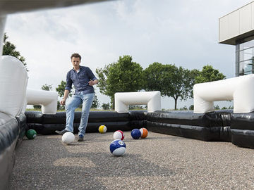 Billares inflables del ser humano de la arena deportiva del fútbol gigante del billar del juego del deporte de Tdoor