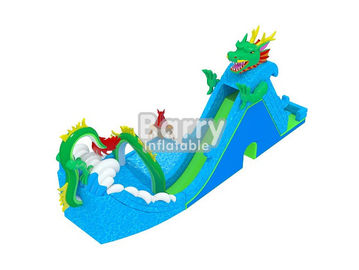 Parque de atracciones inflable de los niños divertidos/parque inflable del agua del dragón con buena calidad