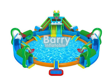 parque inflable temático del agua de 30 * 20 M Hawaii mini con la piscina grande