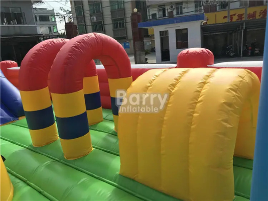 Los castillos animosos herméticos con las diapositivas modifican el parque de atracciones inflable para requisitos particulares del aire interior de los niños