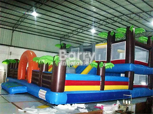 Parque de atracciones de salto animoso de los castillos de los juegos combinados inflables del PVC